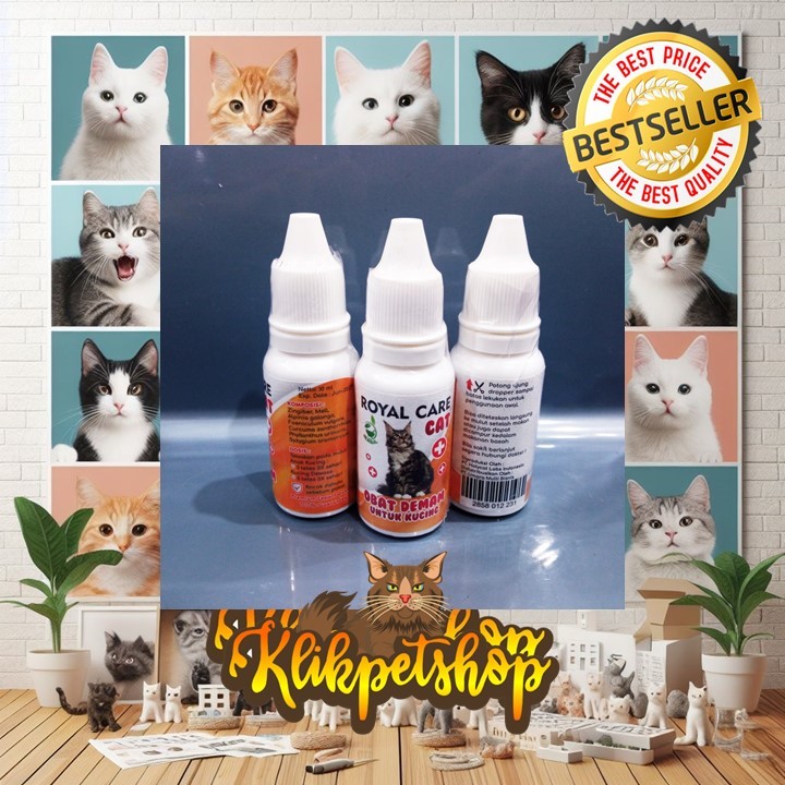 Obat Demam Kucing Royal Care Cat Demam penurun demam Kucing