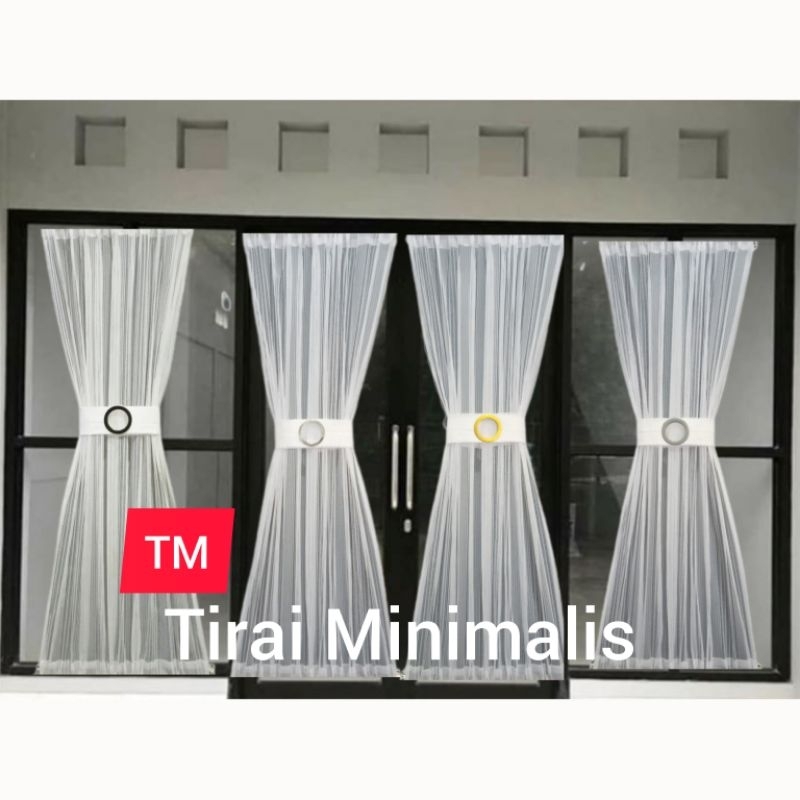 gorden kupu kupu jendela gorden jendela minimalis lapisan dalaman gorden ikat pita korden jendela ho