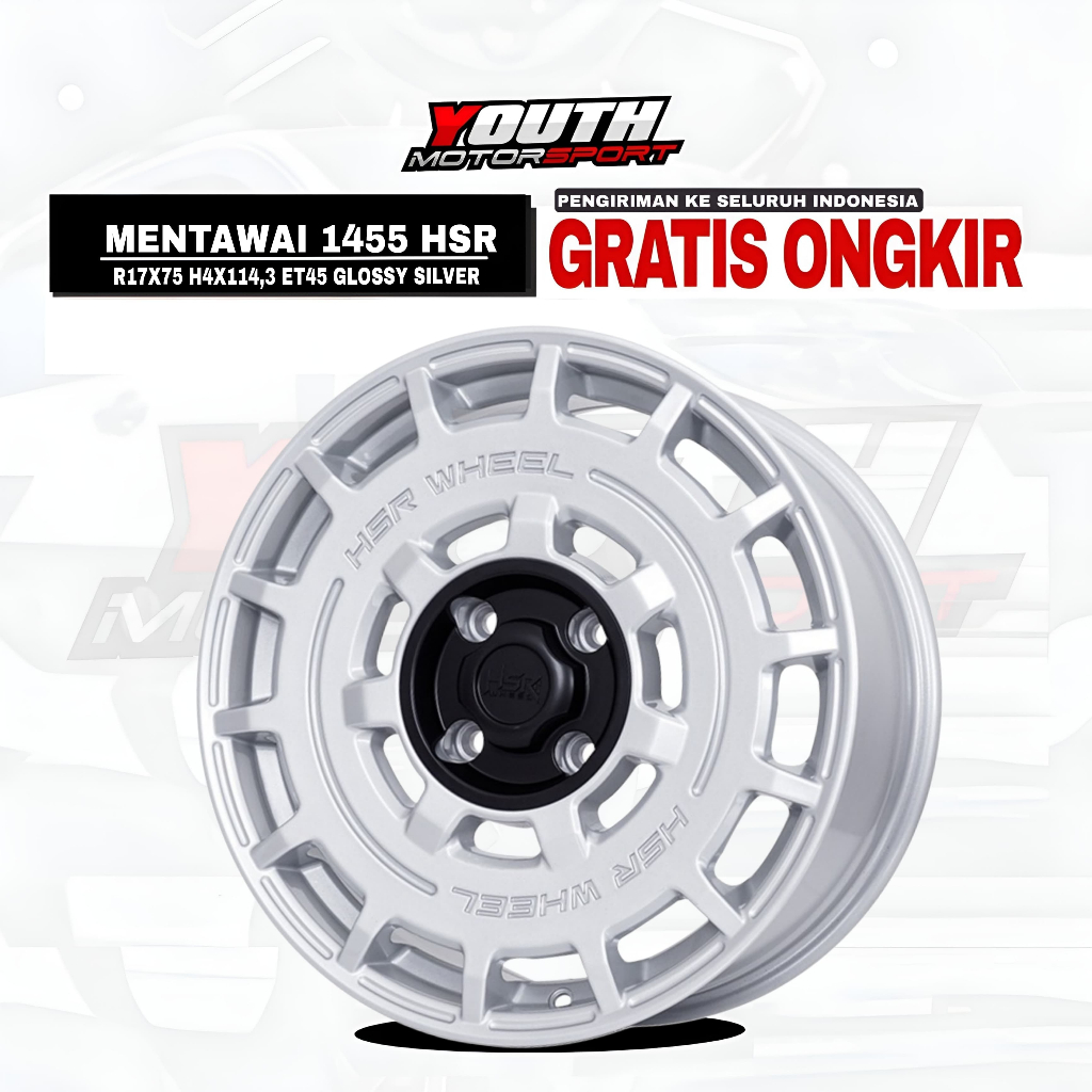 VELG R17 RALLY LOOK COCOK UNTUK AVANZA,XENIA,LIVINA,BINGOU-EV DLL