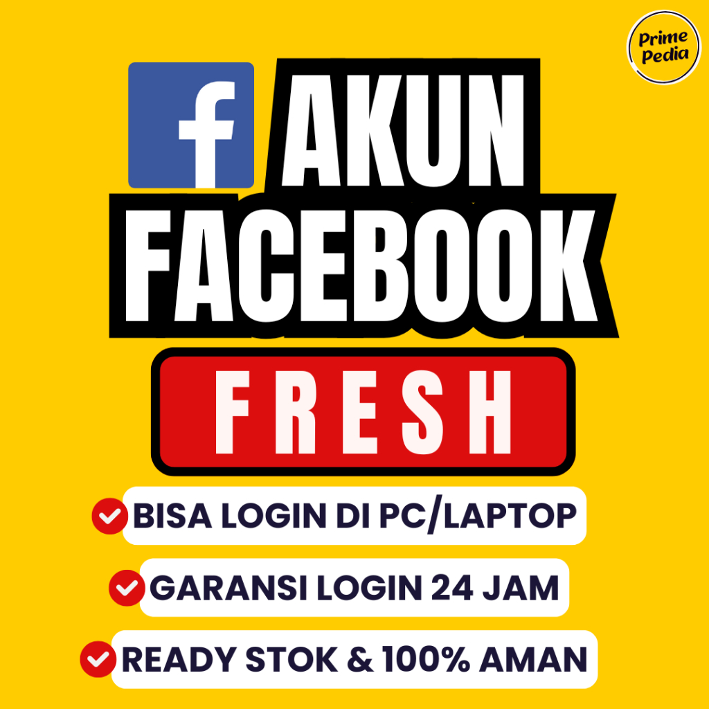 Akun Facebook Polos Bisa Buka di PC Laptop Garansi Aman Terpercaya | Facebook Fress | Facebook - Aku