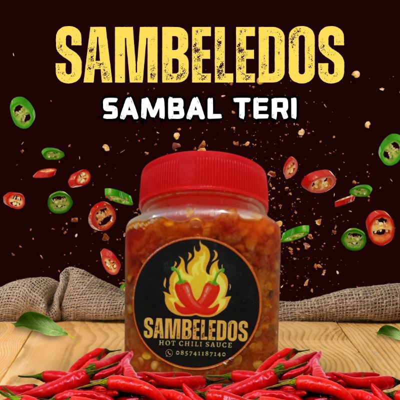 

sambaledos/sambel teri/sambal pedas/makanan pedas