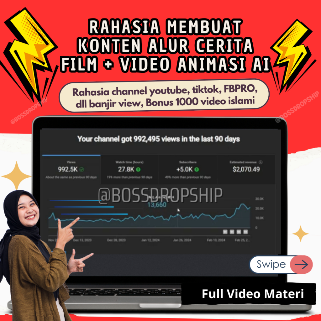 Rahasia channel youtube banjir view dengan konten Alur Cerita Film, rahasia membuat konten ALUR CERI