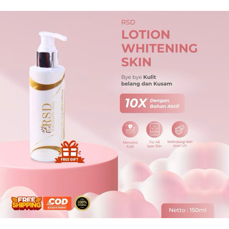 Lotion Whitening RSD Stiker Gold / Lotion Putih RSD
