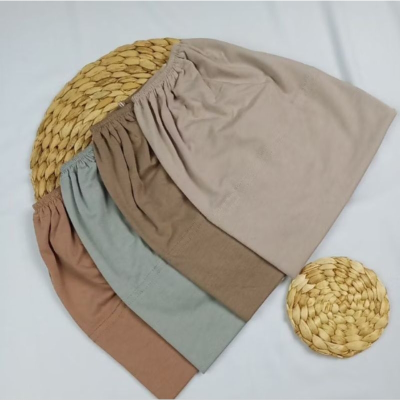 ciput kaus arab|||ciput arab karet belakang|||ciput arab polos|||daleman hijab arab kaos