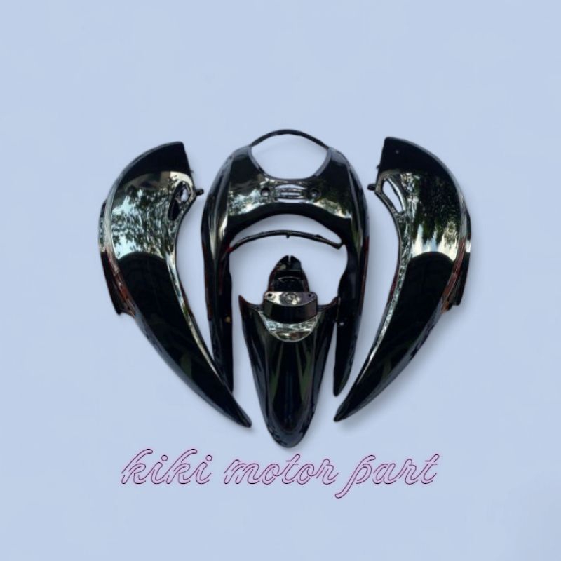 Body halus scoopy karbu hitam 2010 - 2012