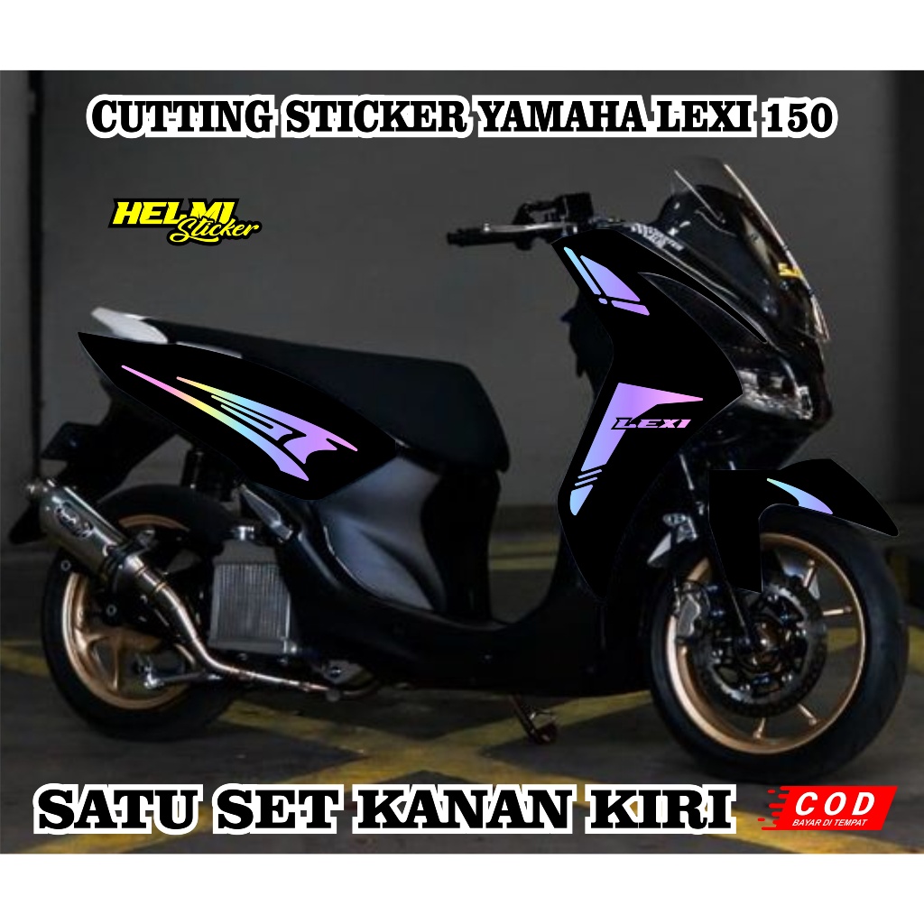 CUTTING STICKER/STRIPING YAMAHA LEXI || LEXI 150 STRIPING VARIASI