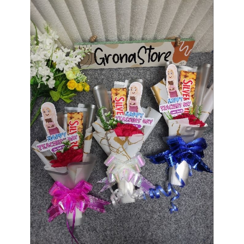 

Buket Snack / Buket Ciki Siap Kirim / bouquet Wisuda / Graduation / ulang tahun / Hari Guru Murah