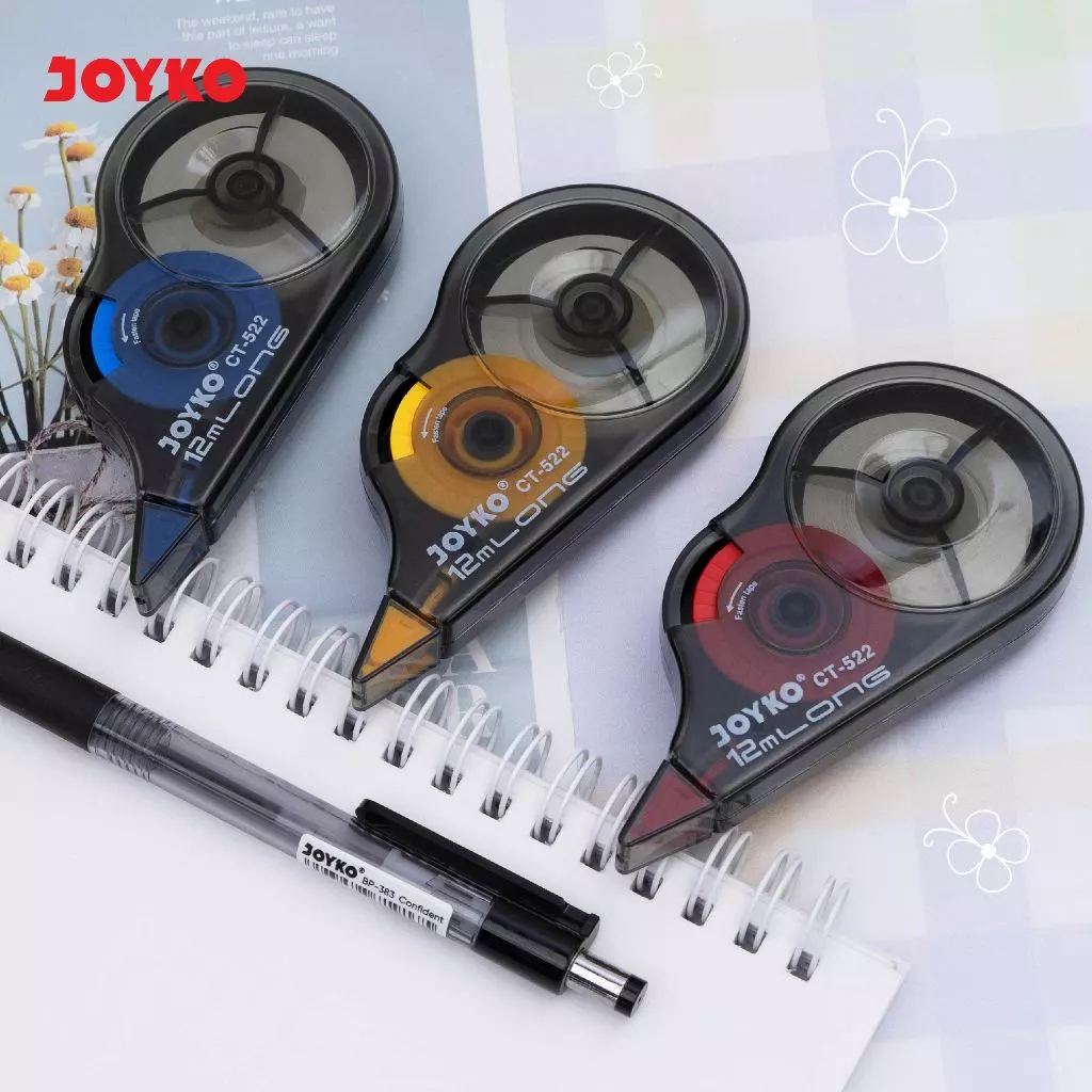 

STIPO KERTAS TAPE JOYKO CORRECTION TAPE CT-522