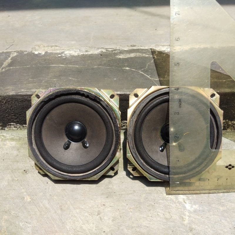 speaker woofer 4 inch P100F Polytron national sepasang