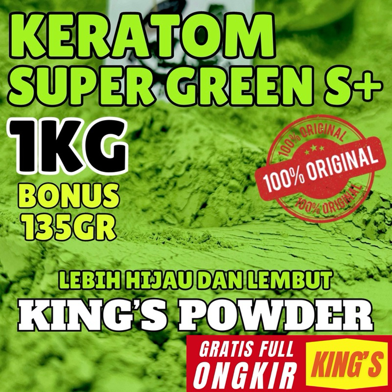 

KINGS POWDER ASLI DAUN MURNI BERGANSI