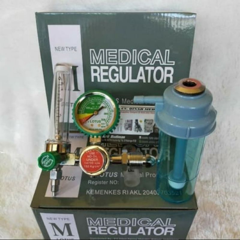 Oxsigen Regulator / Lotus / Tabung oksigen
