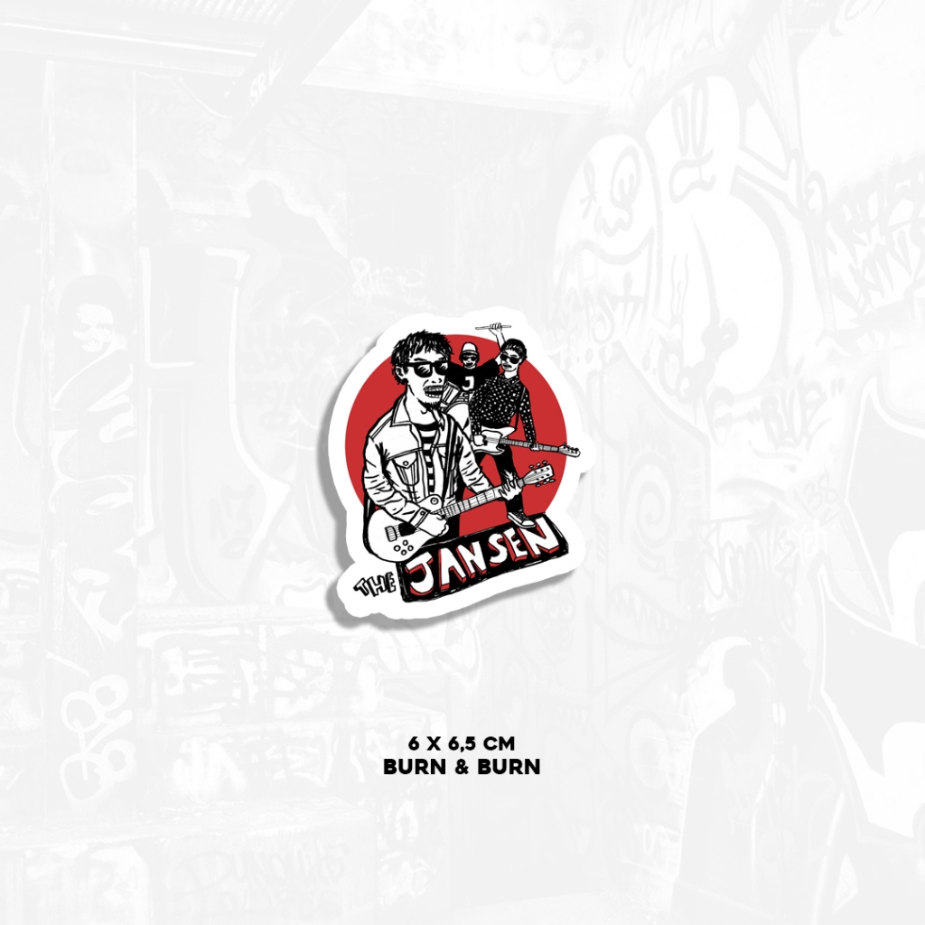 

The Jansen | Stiker Band | Sticker Vinyl | Stiker Helm | Stiker Tumbler | Stiker The Jansen | Stiker Glossy | Sticker Band