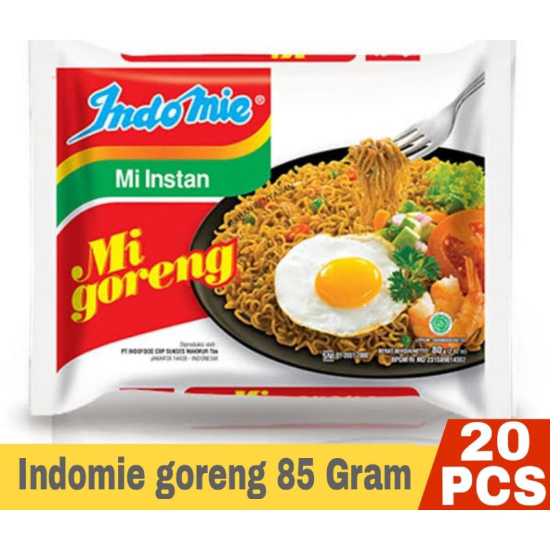 

Indomie Mie Instan Goreng 85 gr isi 20 PCS