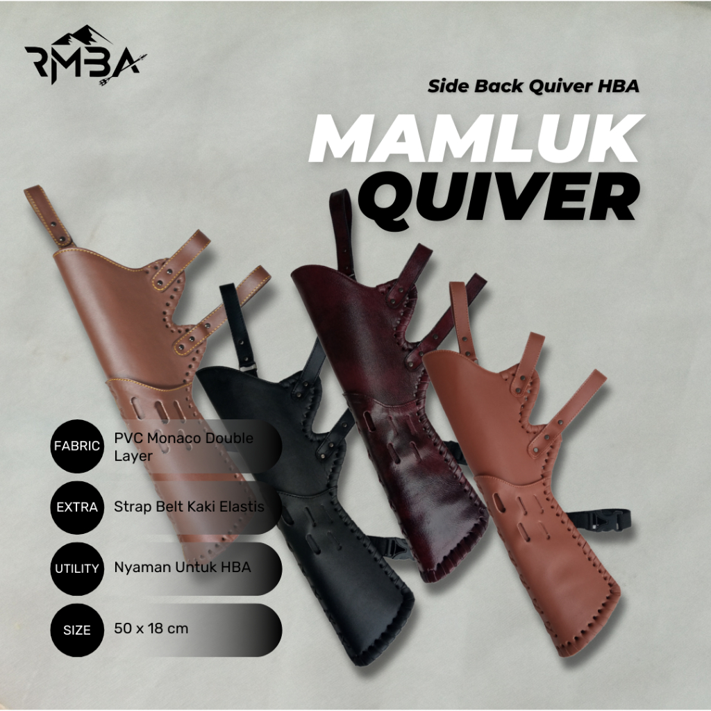 Side Back Quiver Mamluk / Quiver Mamluk / Quiver Horseback Archery / Quiver HBA / Tas Arrow / Archer