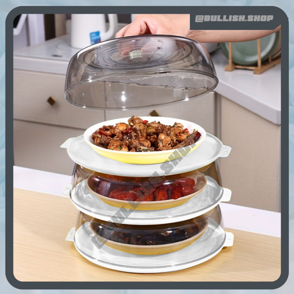 TUDUNG SAJI CRYSTAL 3 SUSUN & 2 SUSUN/TEMPAT PENYIMPANAN MAKANAN MODERN ELEGANT