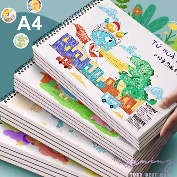

Ready Update WaterColor Book Kertas Buku Lukis 35 Lembar Buku Gambar Desain Melukis Water Colour Paper Cat Air Tebal 1gsm Lukis