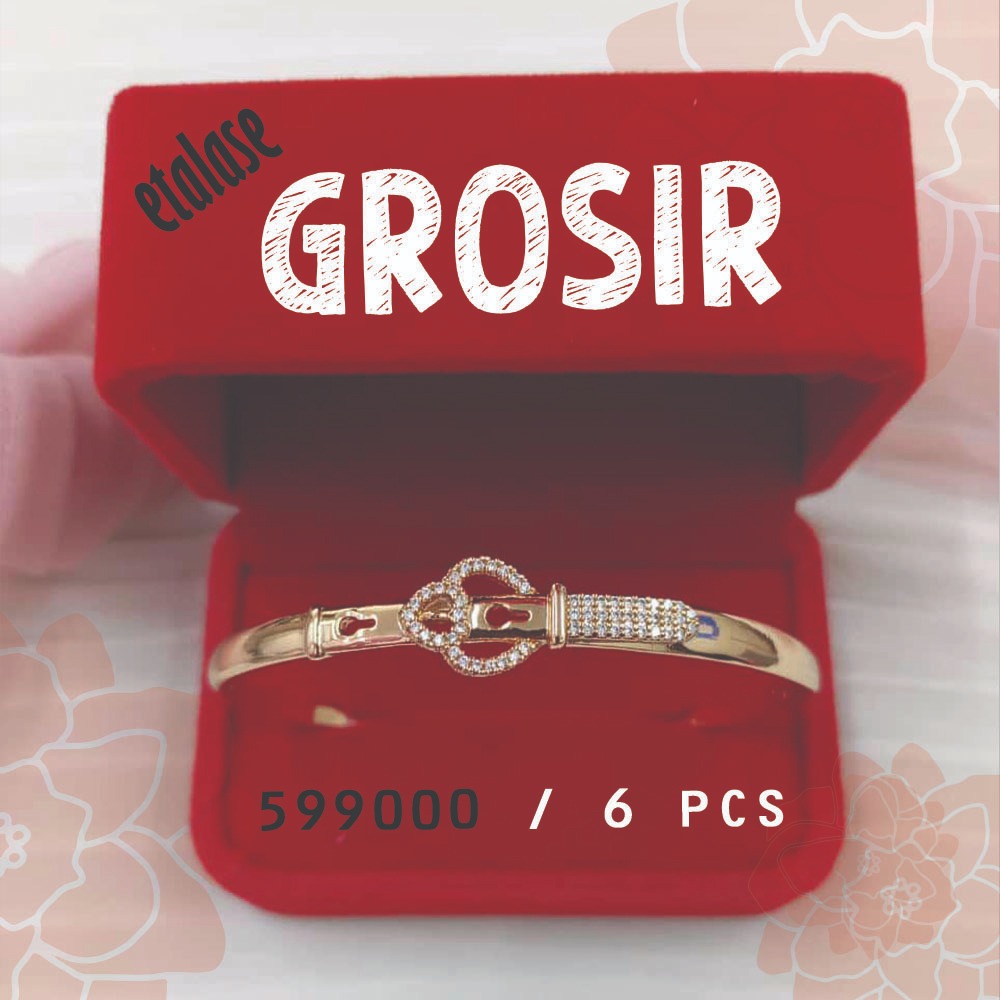 Grosir##~XGLO107 /// GOLD collection ~ Gelang Korea Anak Perempuan Terbaru / Perhiasan Cewek Lapis E
