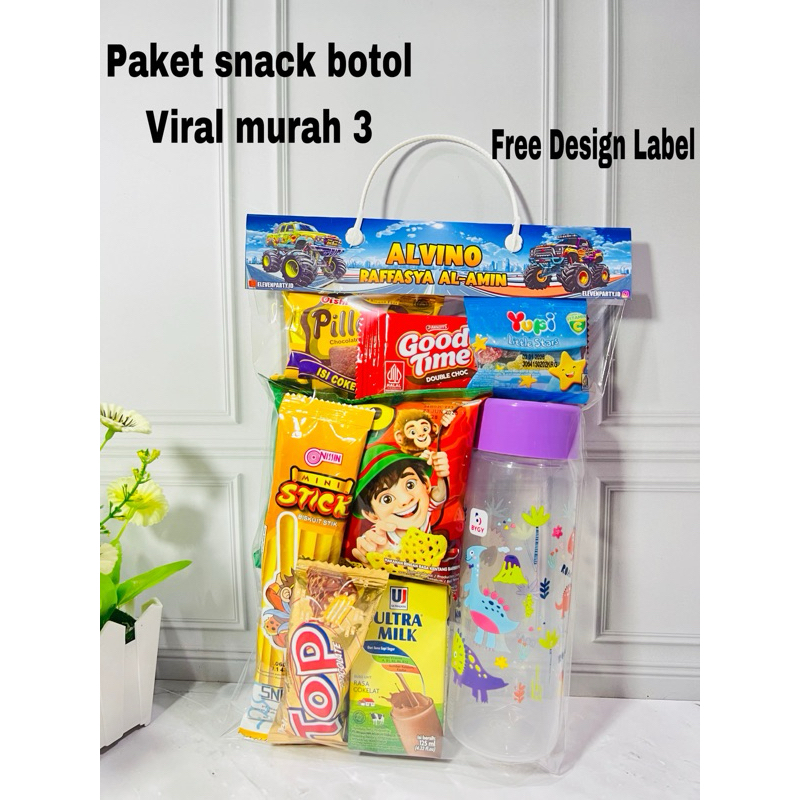 

Paket snack ulang tahun anak / souvenir ulang tahun / goodiebag ulang tahun / hampers birthday / snack viral