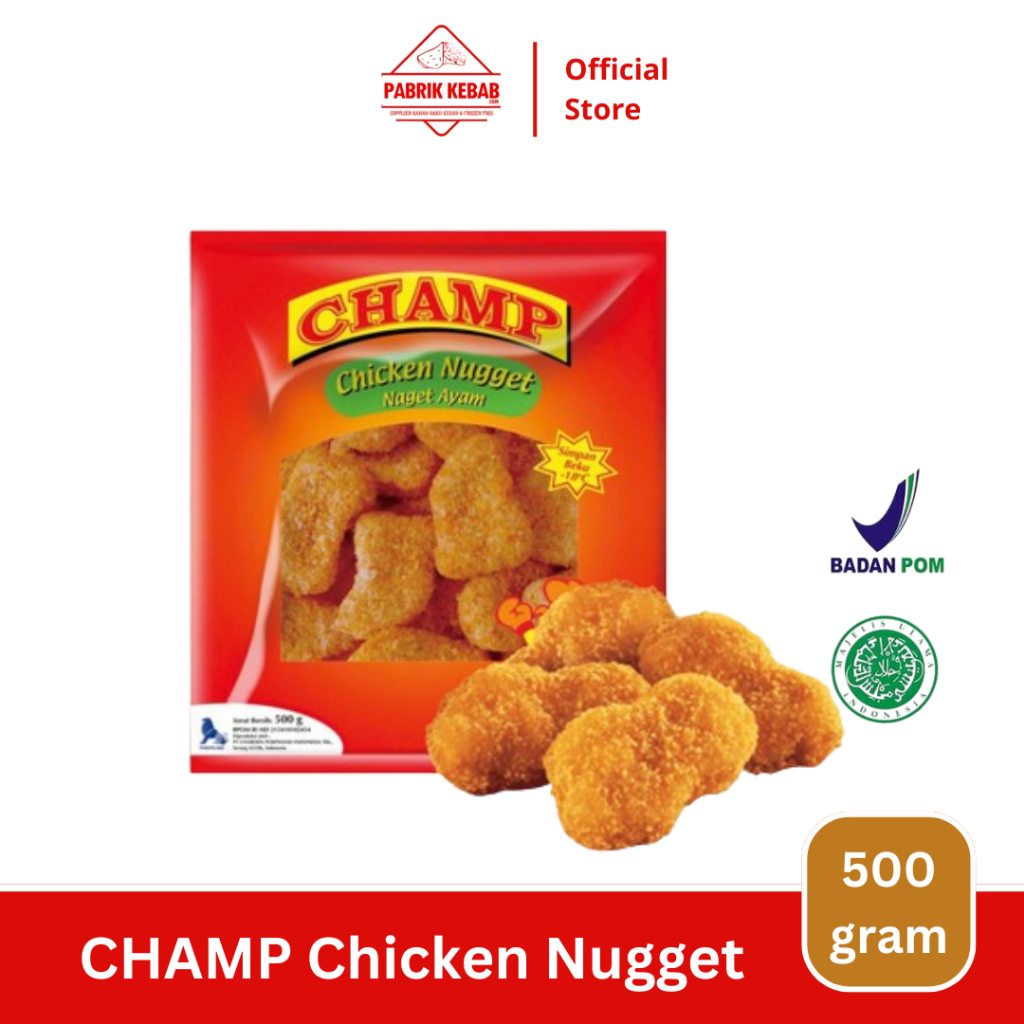 

CHAMP Chicken Nugget 500 Gram - Naget Ayam