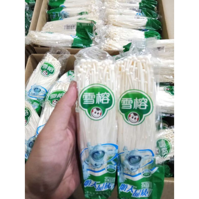 

jamur enoki astro 100gram kualitas terbaik barang fres dan segar