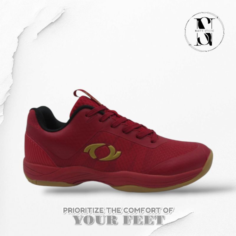 Sepatu Badminton Pria ASTEC FIRECREST II - Maroon