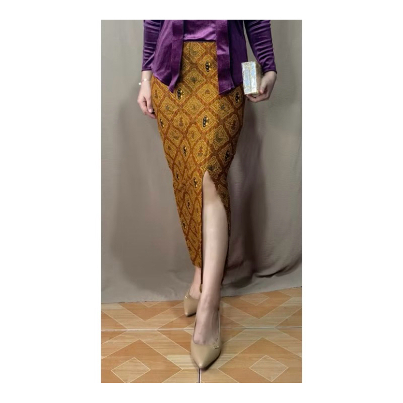 Rok batik span belah model bali