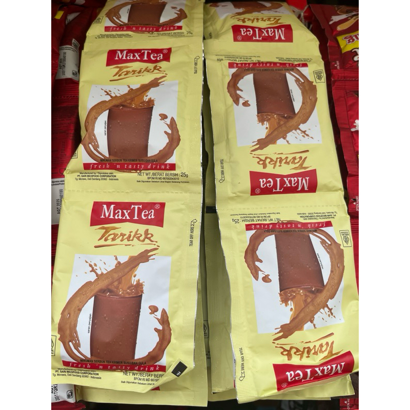 

Teh Tarik Maxtea (Perpak 25 gr x 10 Pcs)