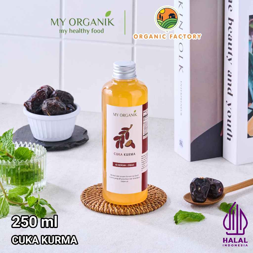 

My Organik Cuka Kurma Dates Cider Vinegar with Mother Organik