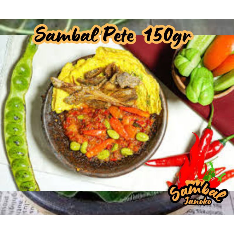 

Sambal PETE 150gr / sambel enak / sambel pedes / sambel rumahan