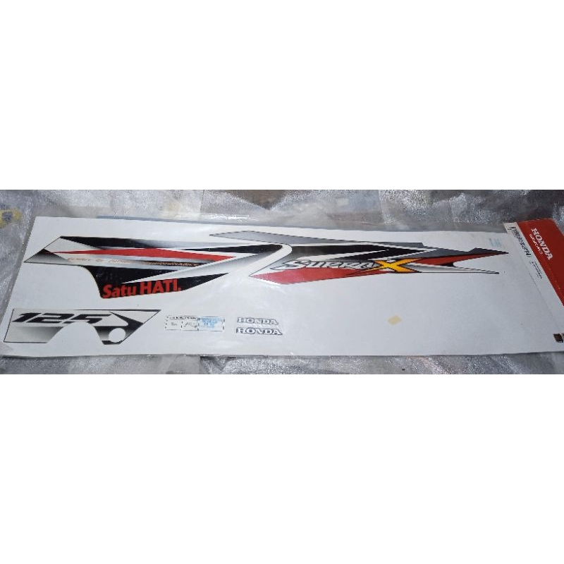 871x0 kyl a30 zal original AHM Astra Honda motor stripe black red L stripping striping stiker box co
