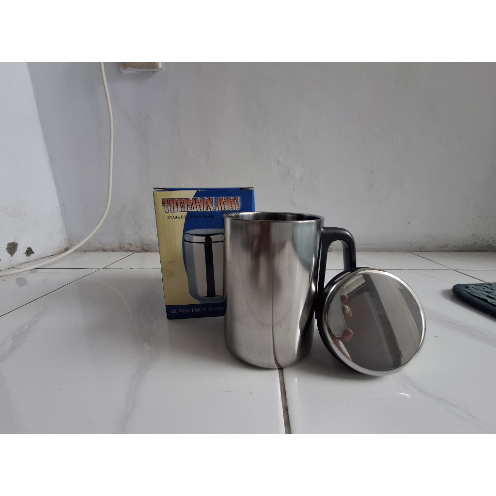 Termos Mug Stainless / Mug Kopi Teh Tahan Panas / Mug Minuman Panas