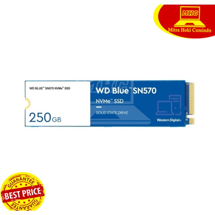 SSD WD BLUE SN570 250GB SSD NVME WD BLUE 250GB M.2 NVME