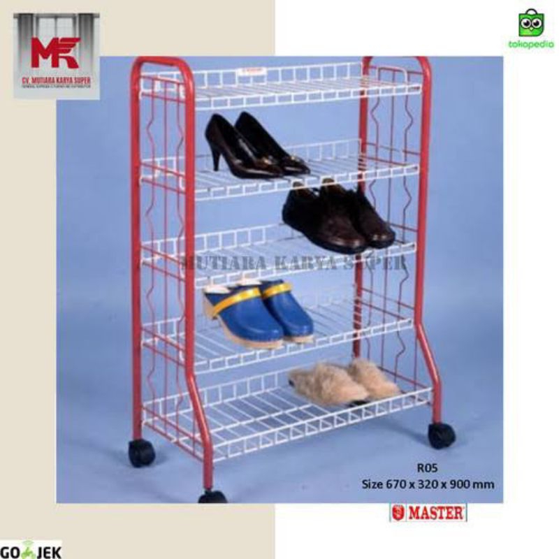 RAK SERBAGUNA /RAK SEPATU /RAK SANDAL/RAK MASTER SUSUN 4 5