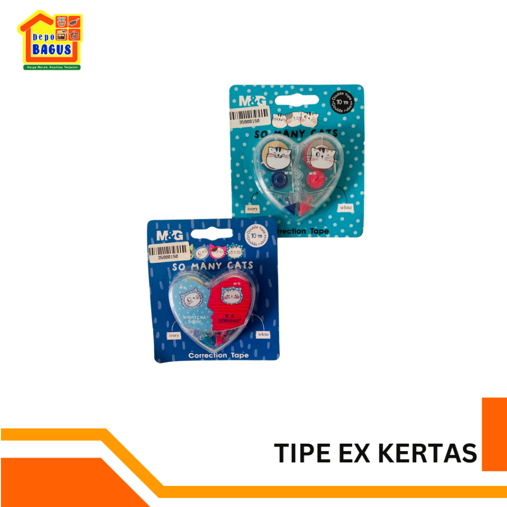 

Tipe Ex Kertas Set 2IN1 Stipo Karakter Lucu