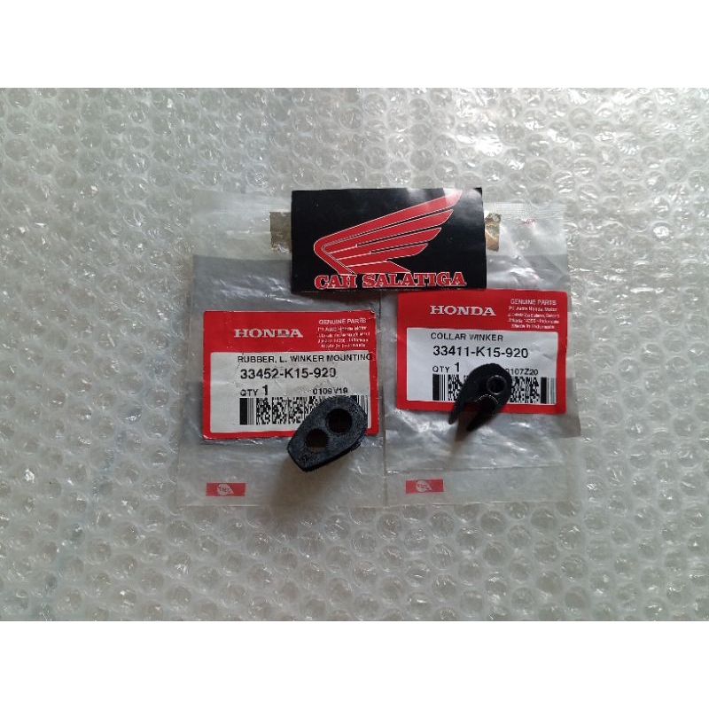 Karet dudukan sein plus besi kiri cb 150 r CBR 150 original