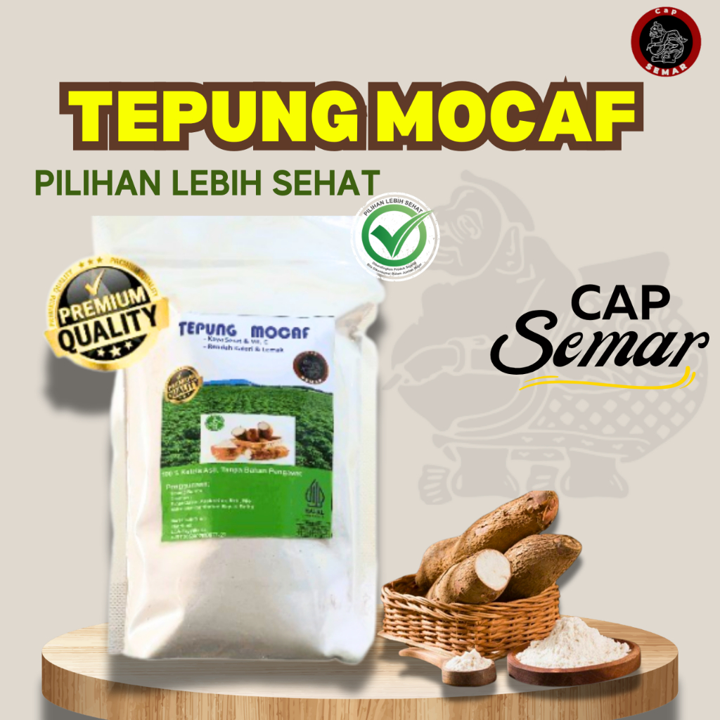 

Tepung MOCAF 1kg Gluten FREE, Lebih Tinggi Serat dan SEHAT