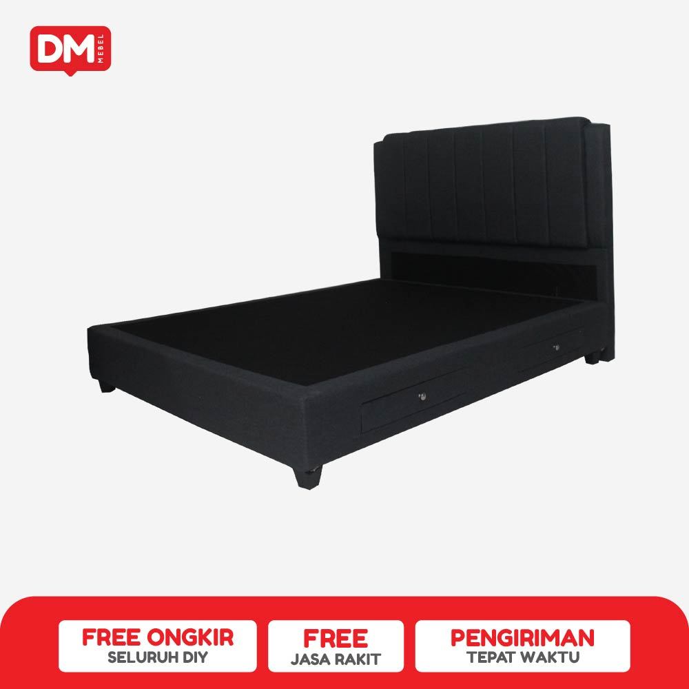 DM Mebel Divan Affinity + Sandaran Pietra Laci - Busa Tebal Rangka Kokoh Elegan untuk Springbed