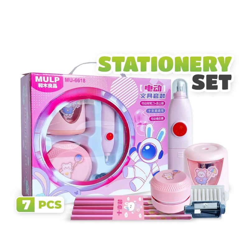 

HOKO Set Alat Tulis Anak 25pcs Stationary Set Elektric Alat Tulis Belajar Anak