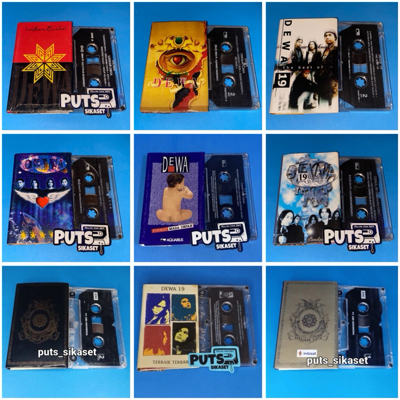 Kaset Pita Dewa 19 - Berbagai Macam Album (Ahmad Dhani)