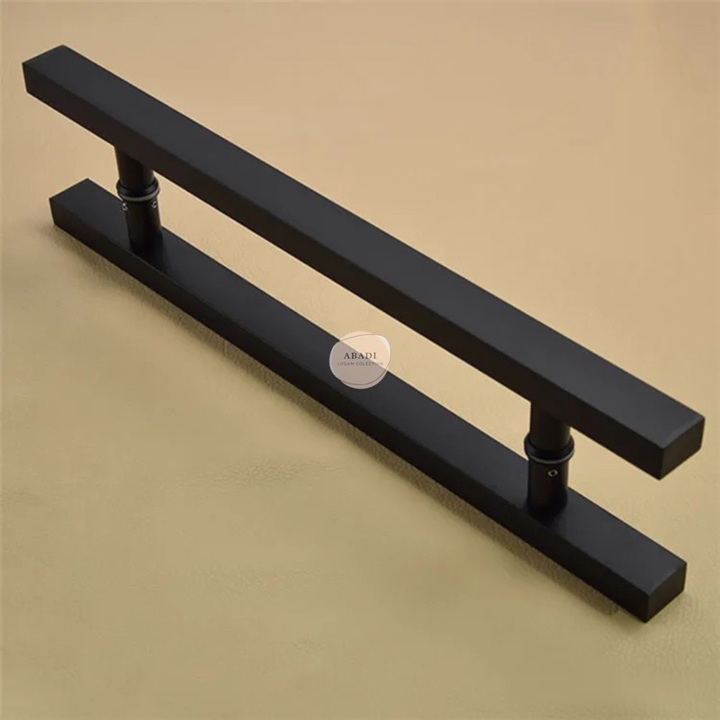 hendel pintu kaki tembus minimalis panjang 60cm gagang pintu kaki tanam handle pintu baut tembus kac