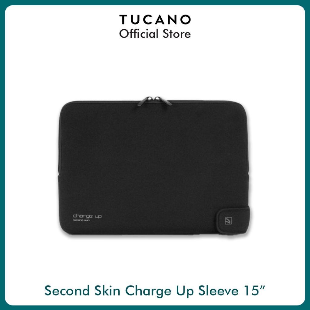 Tucano Second Skin Charge Up Sleeve For Macbook 15" | Sleeve Macbook 15 Inch | Tas Laptop 15 Inch| T