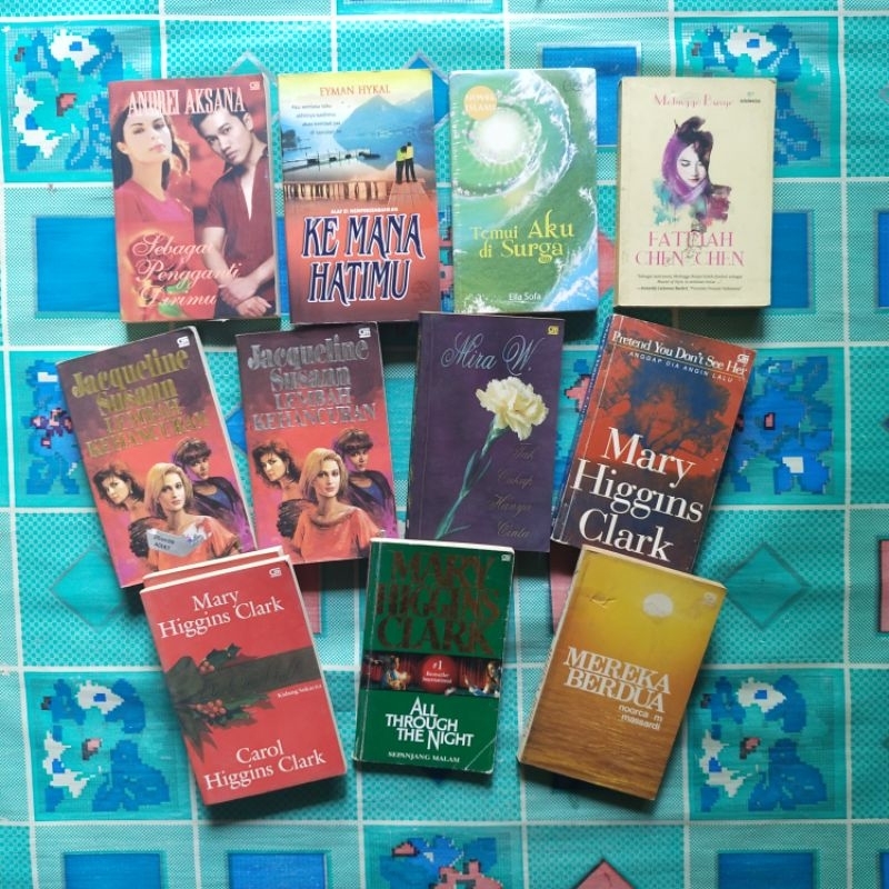 Varian Buku Novel; Sebagai Pengganti Dirimu, KE MANA HATIMU, TEMUI AKU DI SURGA, FATIMAH CHEN CHEN, 