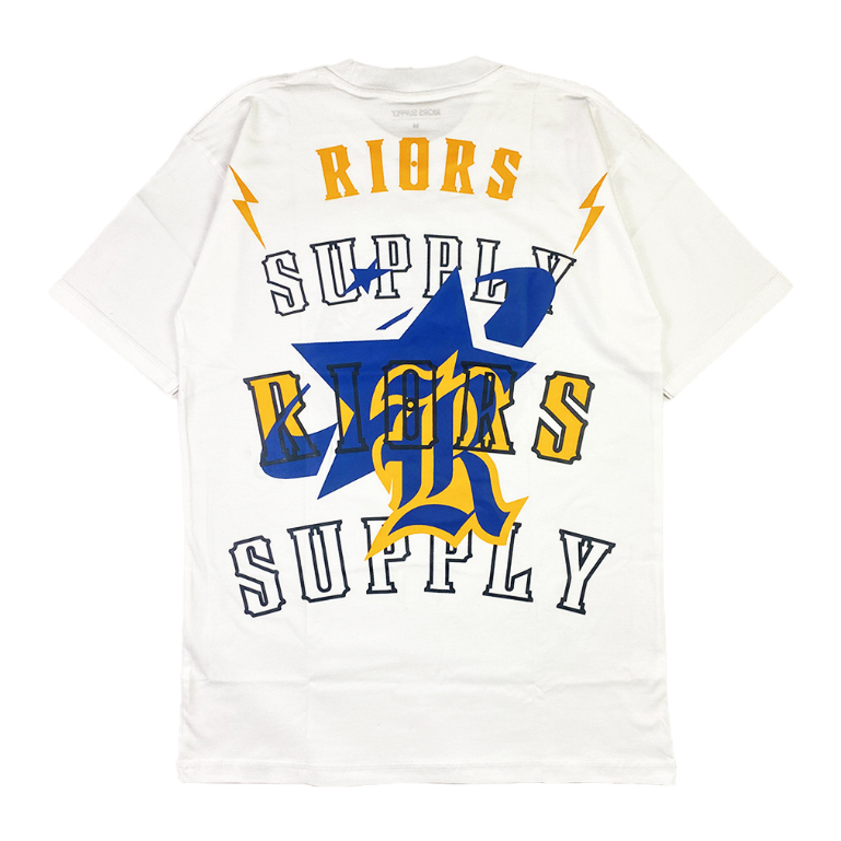 RIORS SUPPLY TSHIRT [ WHITE ] SUPERSOFT COTTON