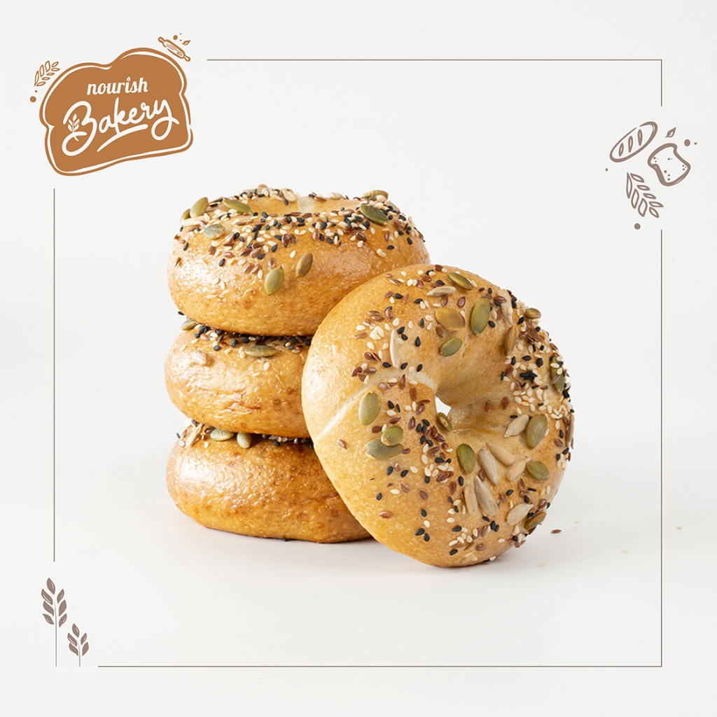 

DEB Bagel Mix Seed - 100% Sourdough Bagel Long Fermentation 100gr