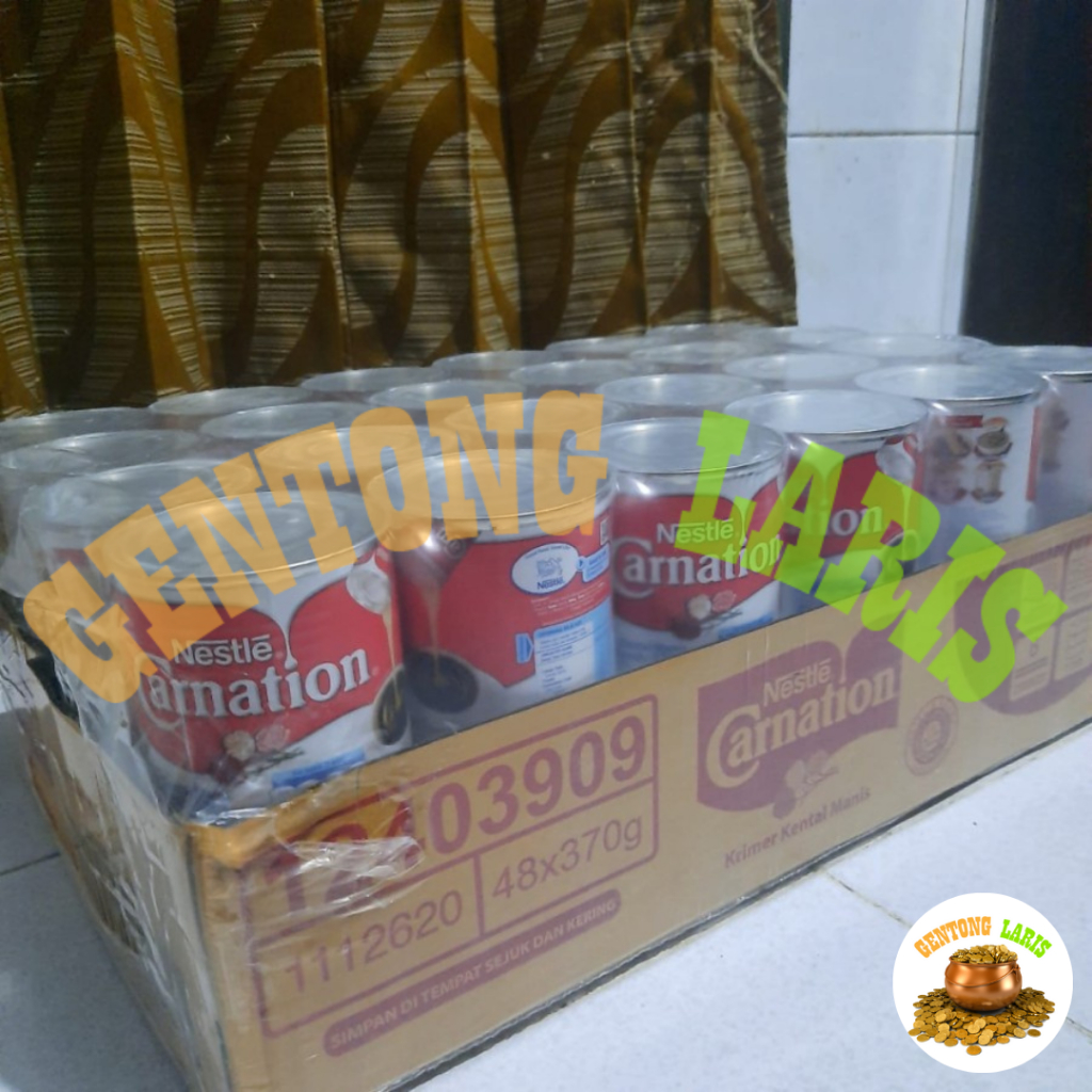 

1 Dus Susu Nestle Carnation SKM Susu Krimer Kental Manis 370 Gr Isi 48 Kaleng