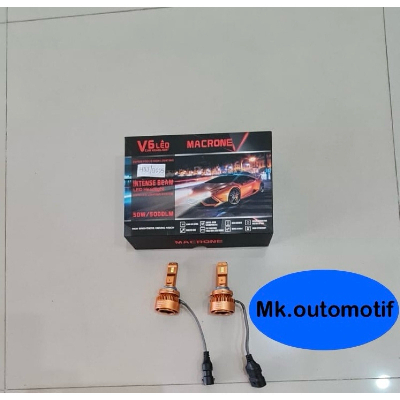 LAMPU LED MOBIL HB3/9005 V6 MACRONE