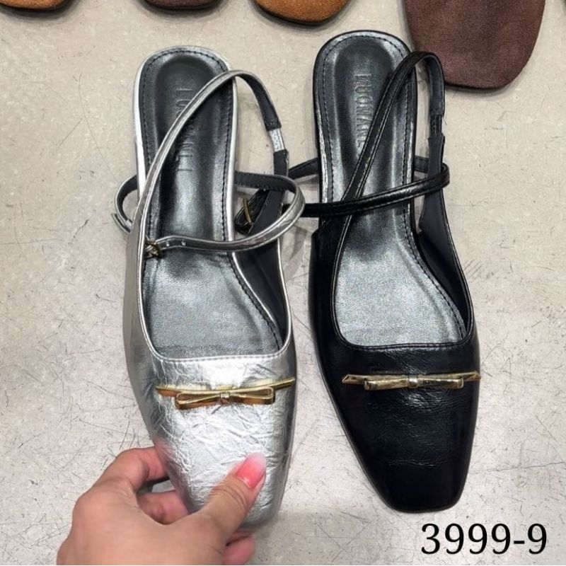 3999-9 Sepatu Guangzhou Tumit Tahu Tali 2 cm Wanita Fashion Women