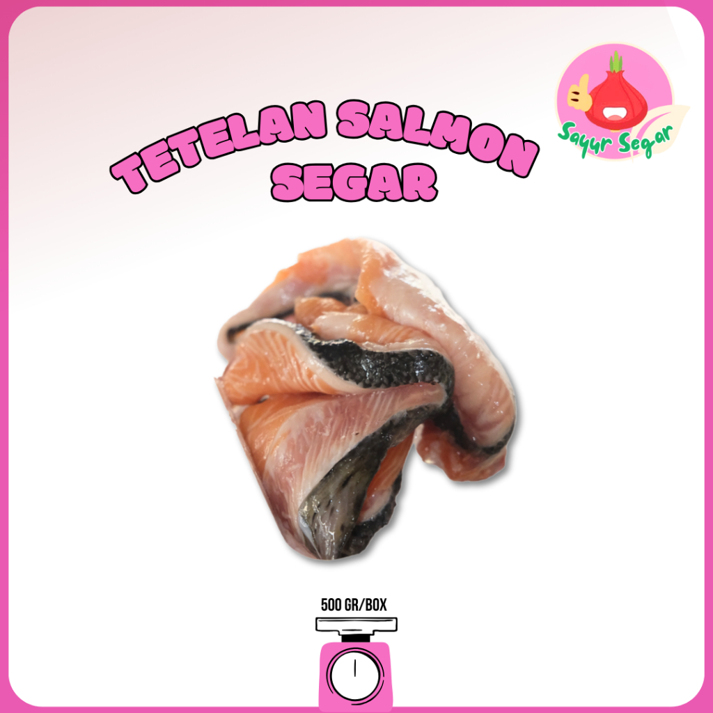 

Sayur Segar - Tetelan Salmon Fresh Box 500 gr / Salmon Segar