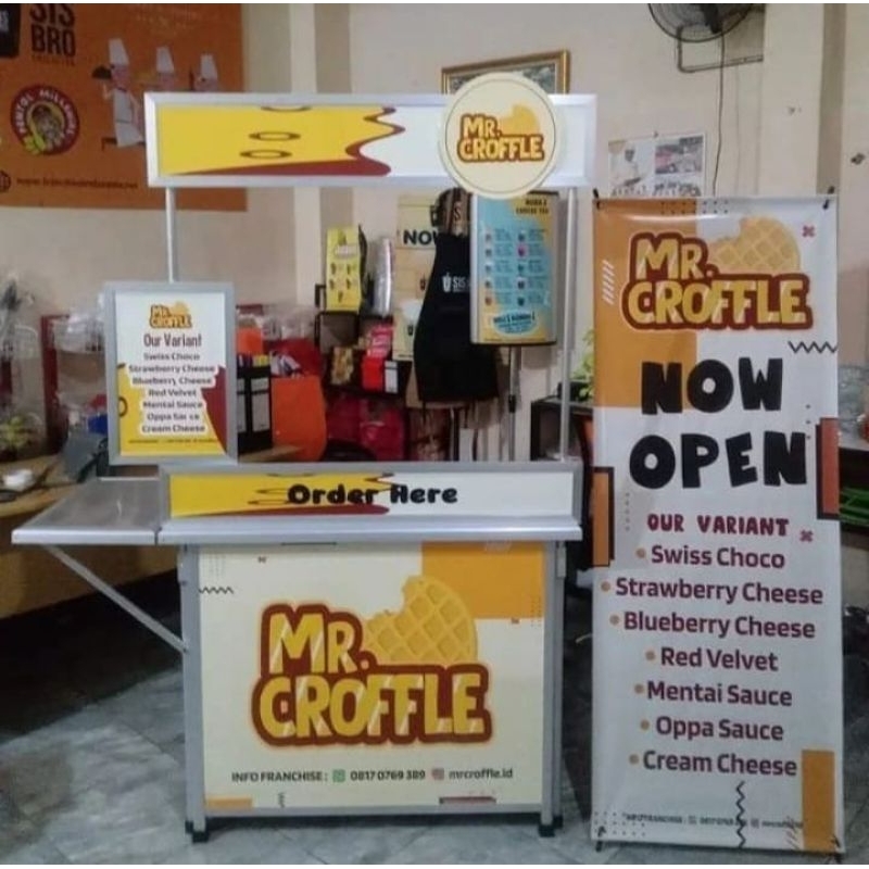 

PAKET FRANCHISE MR. CROFFLE, Siap Jualan !