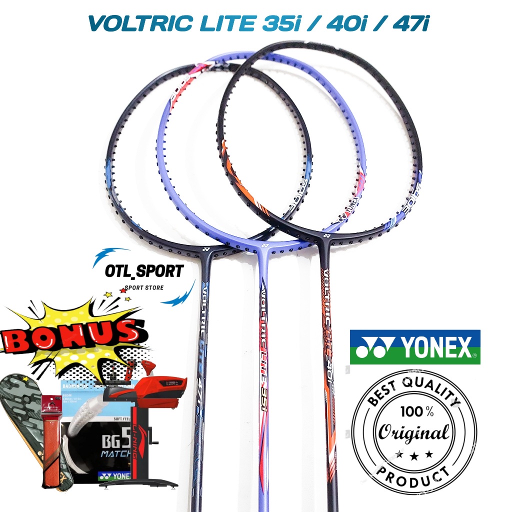 RAKET BADMINTON YONEX ORIGINAL SIAP PAKAI 30 LBS